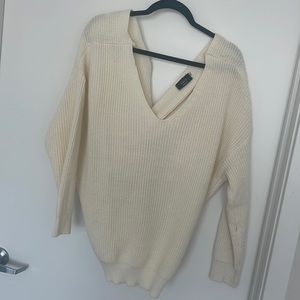 Cream sweater